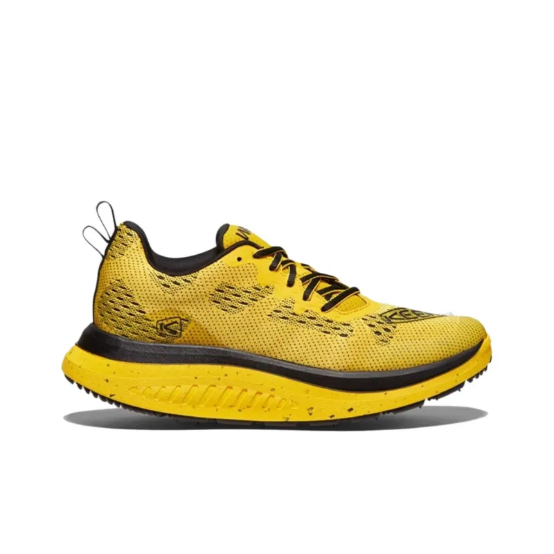 KEEN WK400 Cushioning Wear-Resistant Low-Top Casual Shoes Men's Yellow Black-1