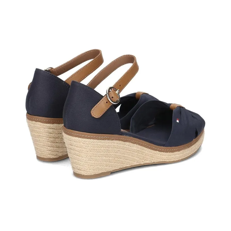Tommy Hilfiger One Strap Sandals Women's Dark Blue-3