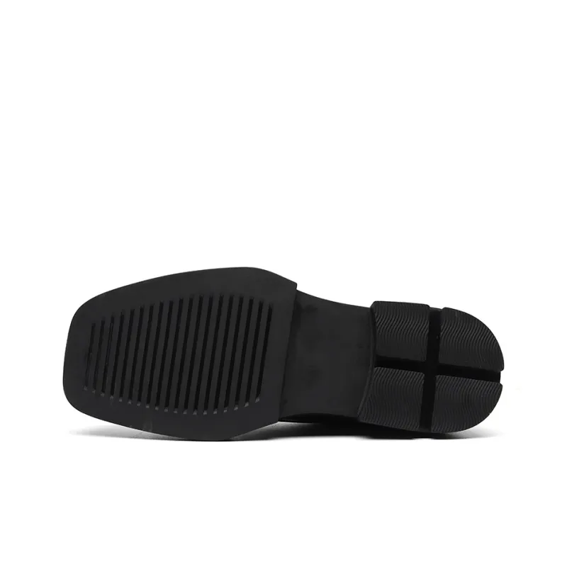 Chi Wolf Derby Shoes Casual Shoes Men's Black-4