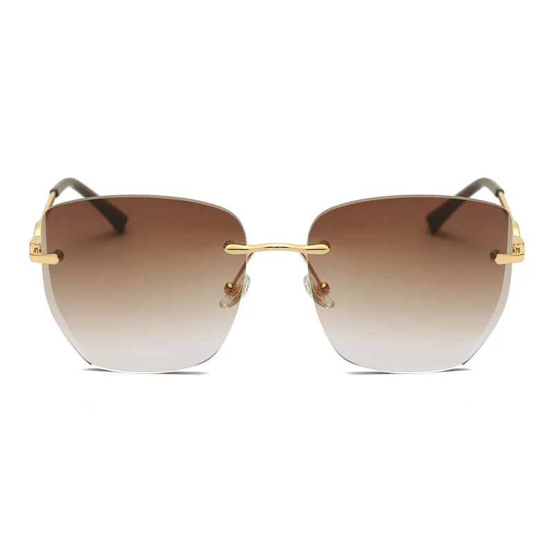 MUSTKOO Irregular Shape Sunglasses Unisex-5