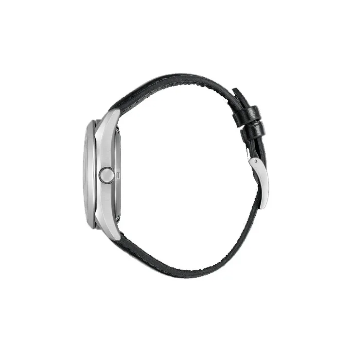 CITIZEN Automatic Mechanical Movement Cow Leather Strap Watch 40mm Unisex White Dial NH9111 11B-2