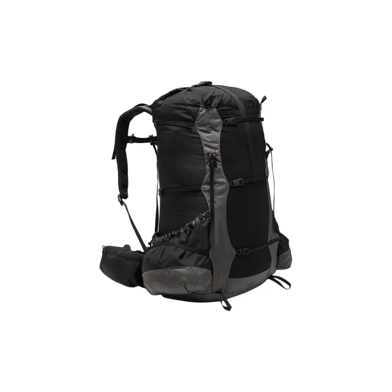 Granite Gear Nylon Outdoor Hiking Bag Backpack Unisex Black With Fire Stone Color-1