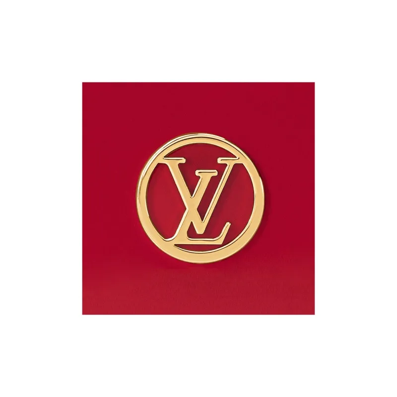 LOUIS VUITTON Wooden Storage Box Regular Unisex Red-4
