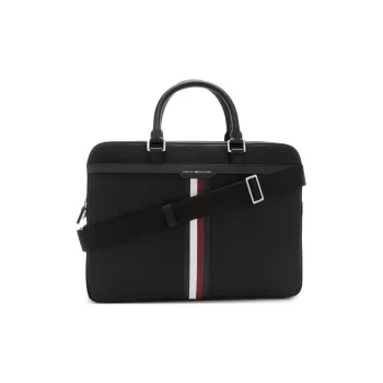 Tommy Hilfiger Leather Handbag Regular Men's Black