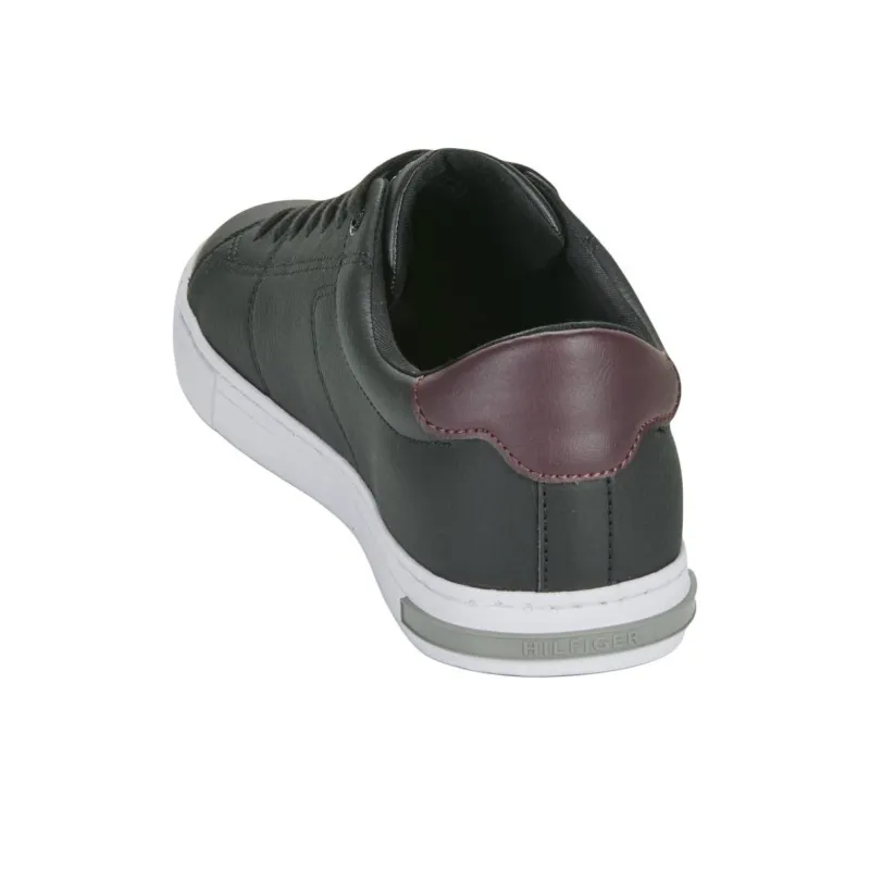 Tommy Hilfiger Lightweight Low Top Skateboard Shoes Men's Black-4