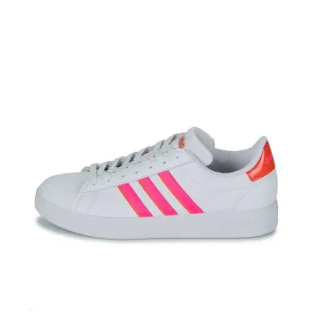 Adidas Grand Court 2.0 Cloud White Lucid Pink Bright Red Women's