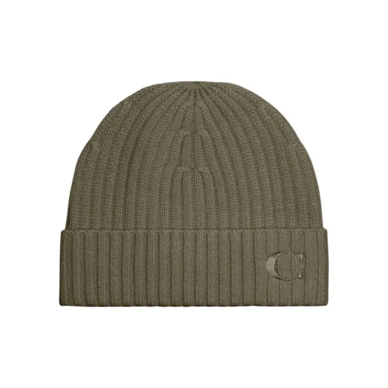 COACH Cashmere Beanies Unisex Brown-0