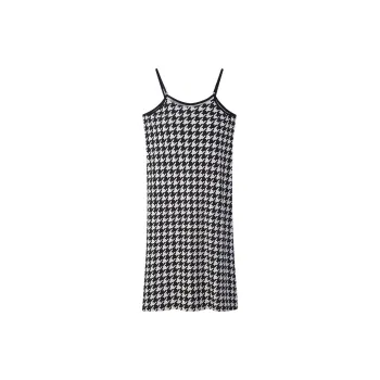 Sha Qian Nightgown Summer Women's Black