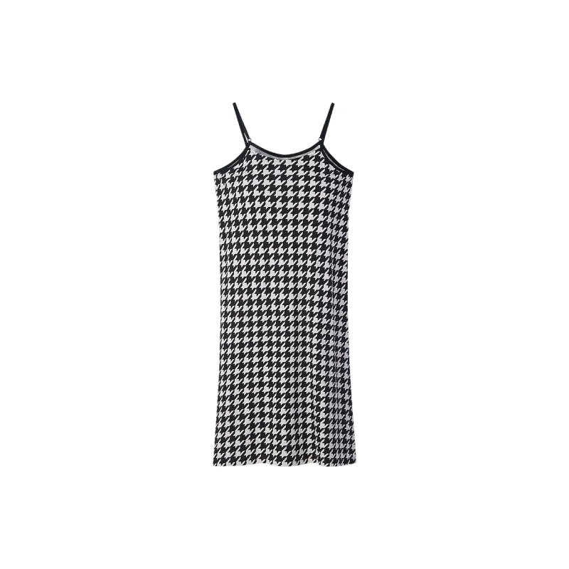 Sha Qian Nightgown Summer Women's Black-0