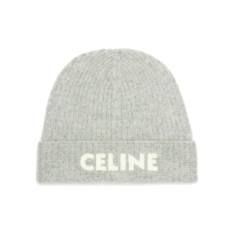 CELINE Beanie In Ribbed Wool-0
