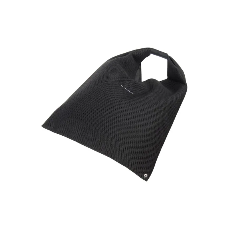 MM6 Maison Margiela Polyester Mesh Bag One Shoulder Handbag Medium Size Unisex Black-4