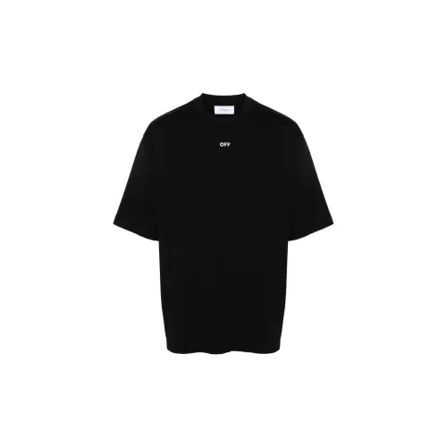 OFF-WHITE Arrows-embroidery Cotton T-shirt