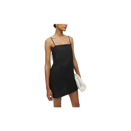 Reformation Slip Dresses Women's Black