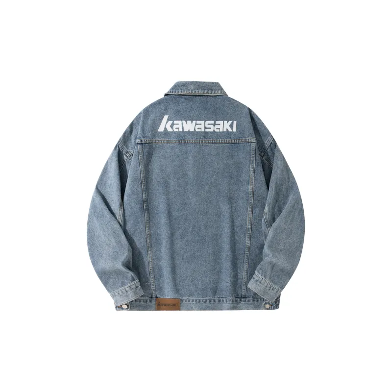 Kawasaki Denim Jackets Unisex-9