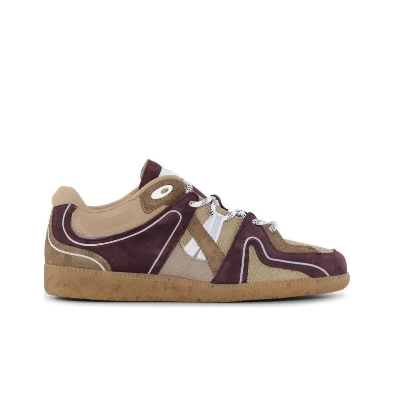 GANNI Wear-Resistant Low-Top Skateboard Shoes Women's Brown-1