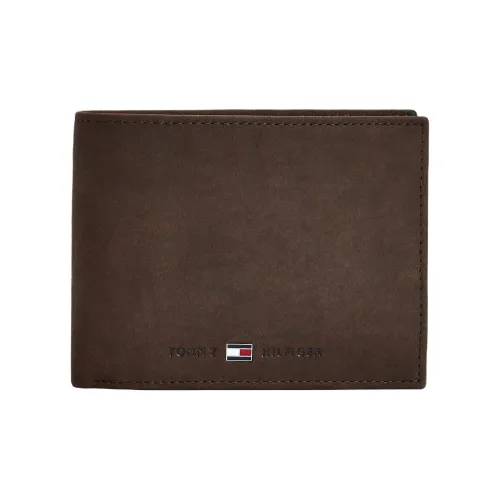 tommy Leather Hilfiger Leather Wallet Regular Men's Brown