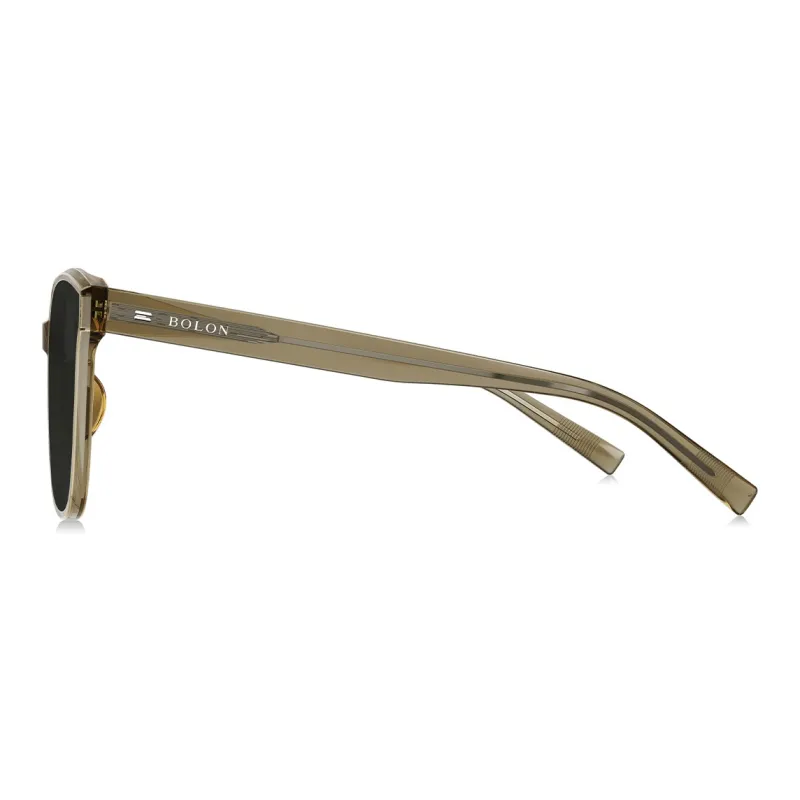 BOLON Plate Frame Square Sunglasses Unisex Black-11