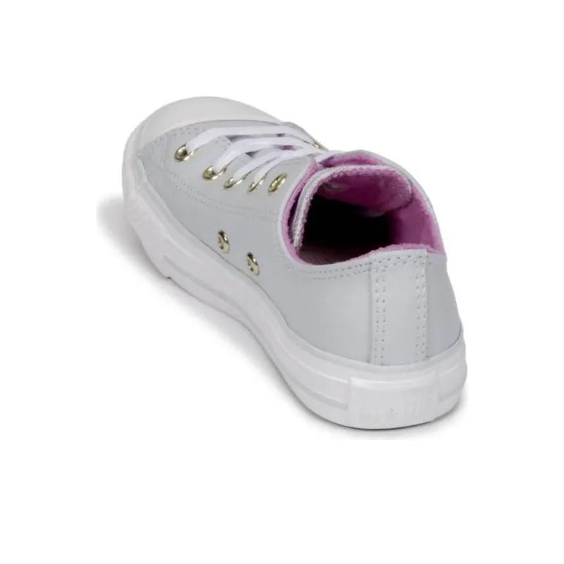Converse Chuck Taylor All Star AS L OX Durable Cushioning Low-Top Canvas Shoes Women's Gray Pink-3
