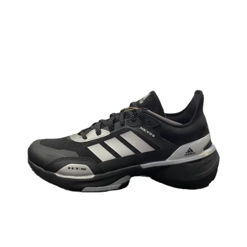 Adidas MTS Anti Slip Wear Resistant Low Top Casual Running Shoes Unisex Black Gray-0