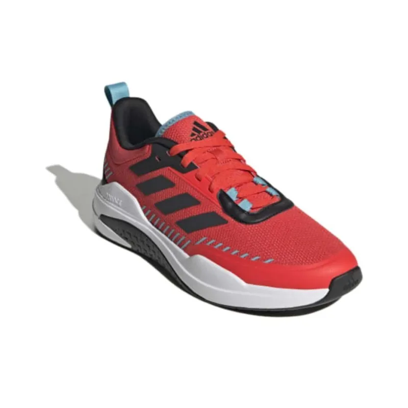 Adidas Trainer V Slip-Resistant Low-Top Training Shoes Men's Red Black-2