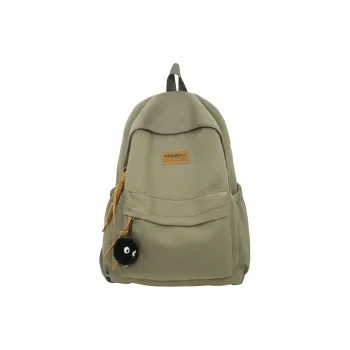 Travel Nylon Backpack Regular Unisex Black/White/Green/Khaki