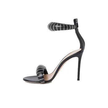 GIANVITO ROSSI One Strap Sandals Women's Black