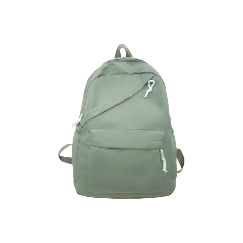 MingLu Nylon Backpack Regular Unisex Yellow/Green/Blue/Purple/Black/White/Blue/Pink-22