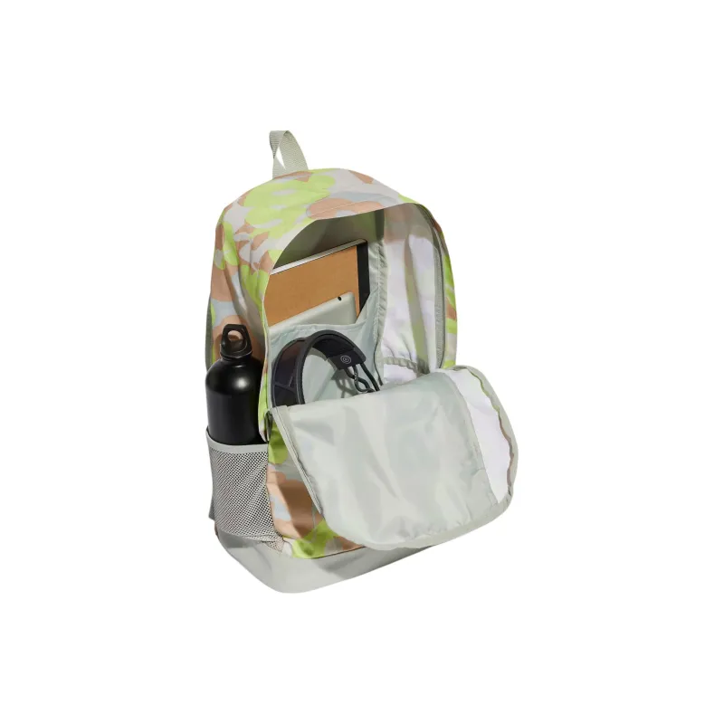 Adidas Recycled Polyester Plain Fabric Backpack Women's Multicolor & Phantom Silver & White-3