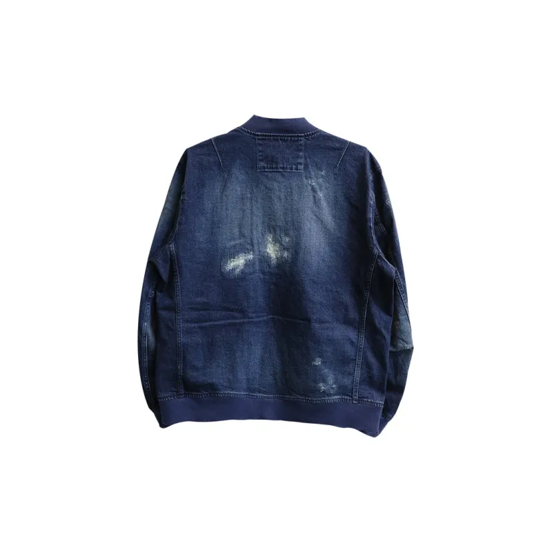 CHEVIGNON x WHOVAL Denim Jacket Men's Blue-1