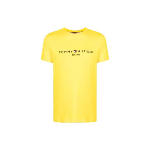 Tommy Hilfiger T-Shirts Men Yellow