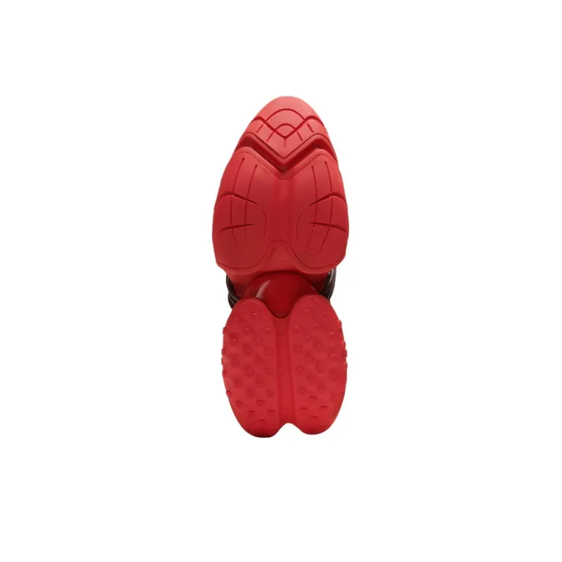 BALMAIN Unicorn Low 'Monogram - Brown Red'-4