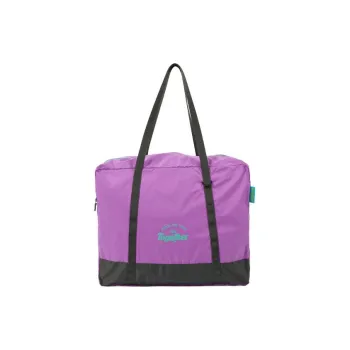 M SQUARE Nylon Handbag, Shoulder Bag Extra Large Unisex Purple