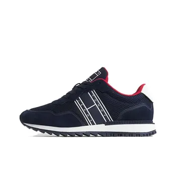Tommy Hilfiger Abrasion Resistant Low Top Casual Shoes Men's Blue White Black