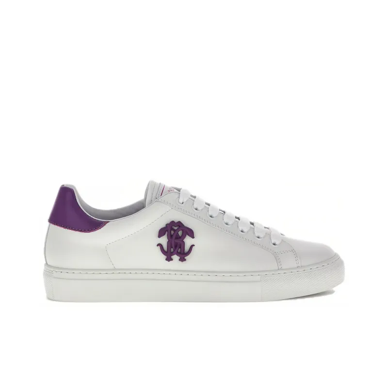 Roberto Cavalli Low-Top Skateboard Shoes Women's White-1