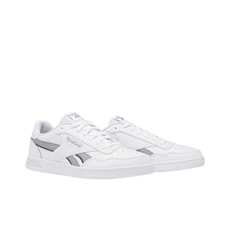 Reebok Wear Resistant Slip Resistant Low Top Skateboard Shoes Unisex White Gray-1