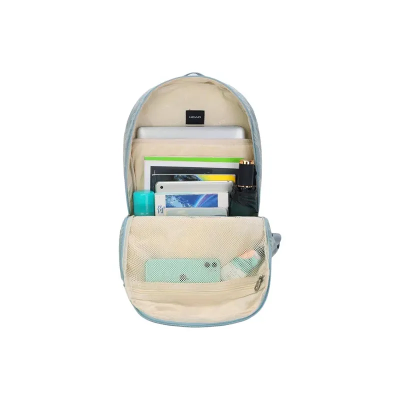 HEAD Fabric Backpack Medium Size Unisex Light Blue-6