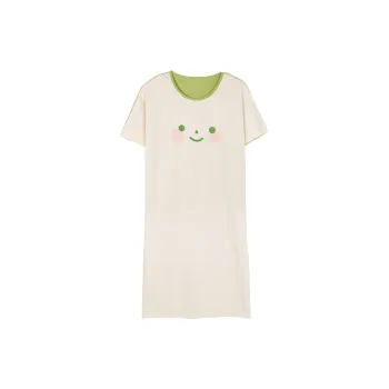 Pretty Lady Nightgown Women's Apricot Green Multicolor