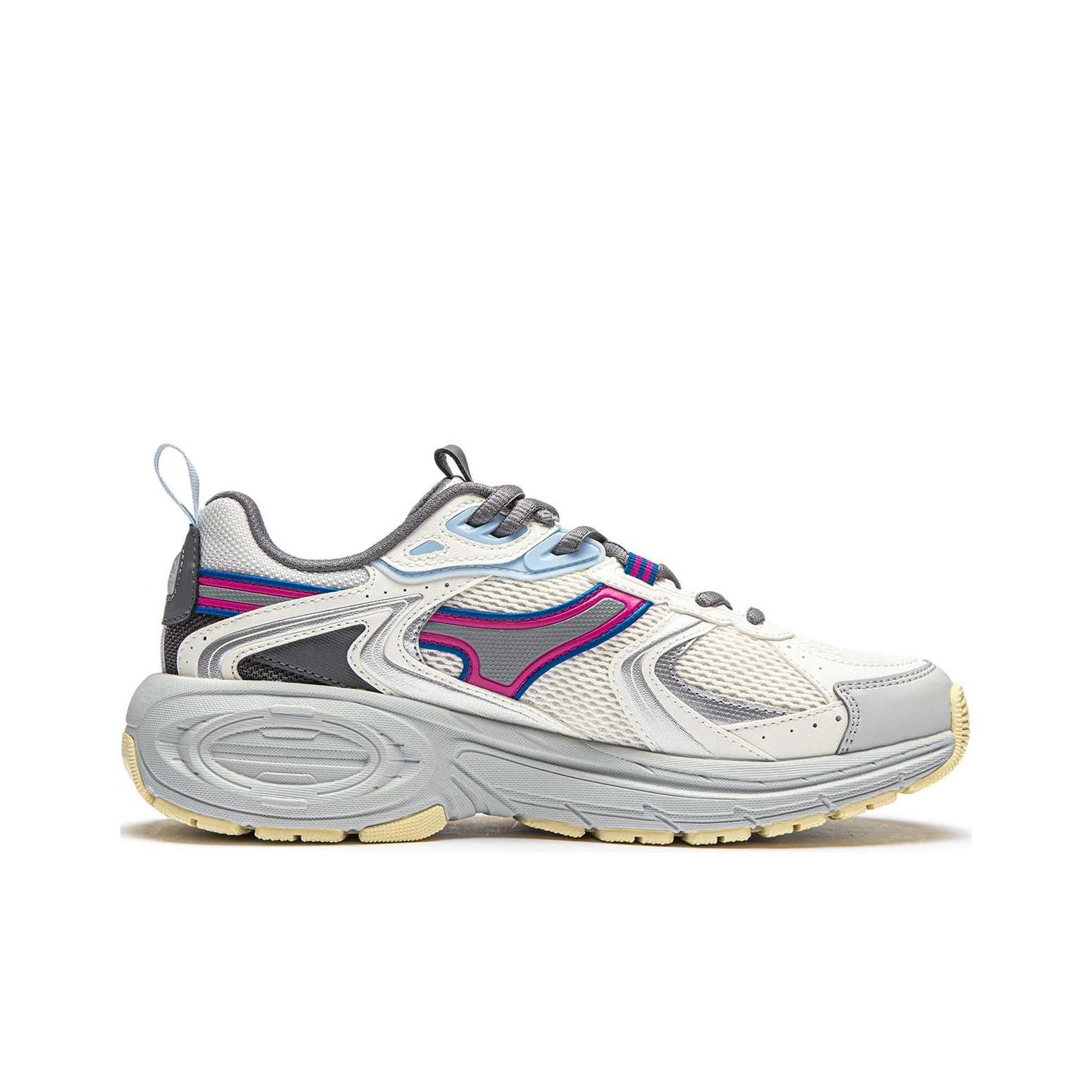 LINING 92 CICI Casual Shoes Women's Low-Top White Gray US W LINING 92 CICI Casual Shoes Women's Low-Top White Gray US W