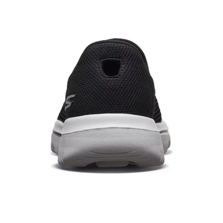 Skechers Go Walk Fle Wear resistant And Lightweight Low Top Casual Shoes Women's Black White-3