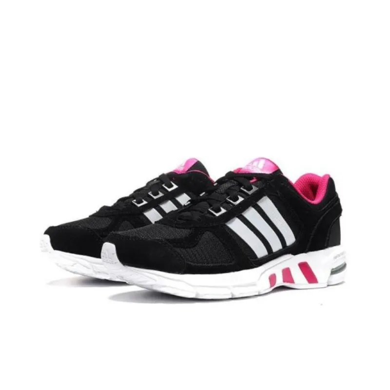 Adidas Equipment 10 Cushioning, Slip Resistant, And Abrasion Resistant Low Top Running Shoes Unisex Black Purple-2