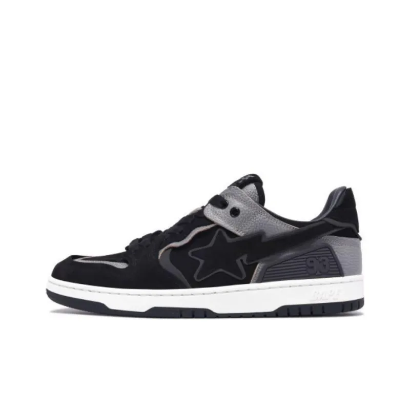 BAPE A BATHING APE Sk8 Sta #6 Black-4