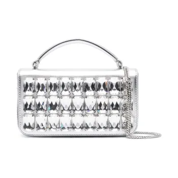 MOSCHINO Crystal-embellished Mini Bag