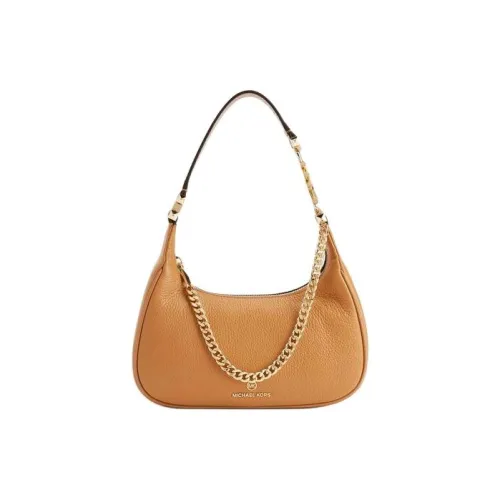 MICHAEL KORS Piper Litchi Grain Leather Handbag Shoulder Bag Small Size Women's Light Roasted Beancurd