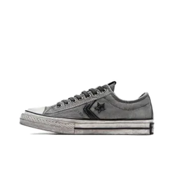 Converse Star Player 76 Anti Slip And Wear Resistant Lightweight Low Top Canvas Shoes Unisex Gray