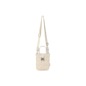 HEAD Fabric Small Square Bag Crossbody Bag Shoulder Bag Small Size Women's Beige