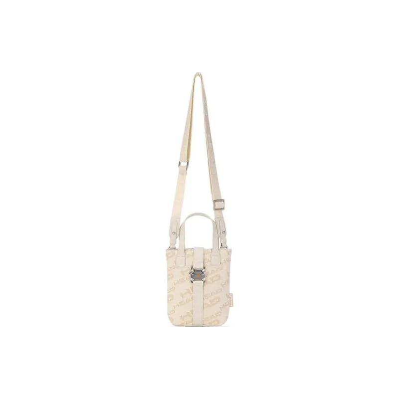 HEAD Fabric Small Square Bag Crossbody Bag Shoulder Bag Small Size Women's Beige-0
