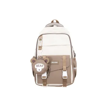 Travel Nylon Backpack Regular Women's Black/Red Blue/Purple Khaki