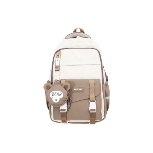 Travel Nylon Backpack Regular Women's Black/Red Blue/Purple Khaki