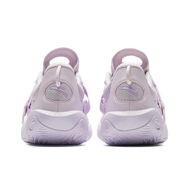 Anta Splash 6LITE Cushioning Wear-Resistant Low-Top Basketball Shoes Men's Purple-2