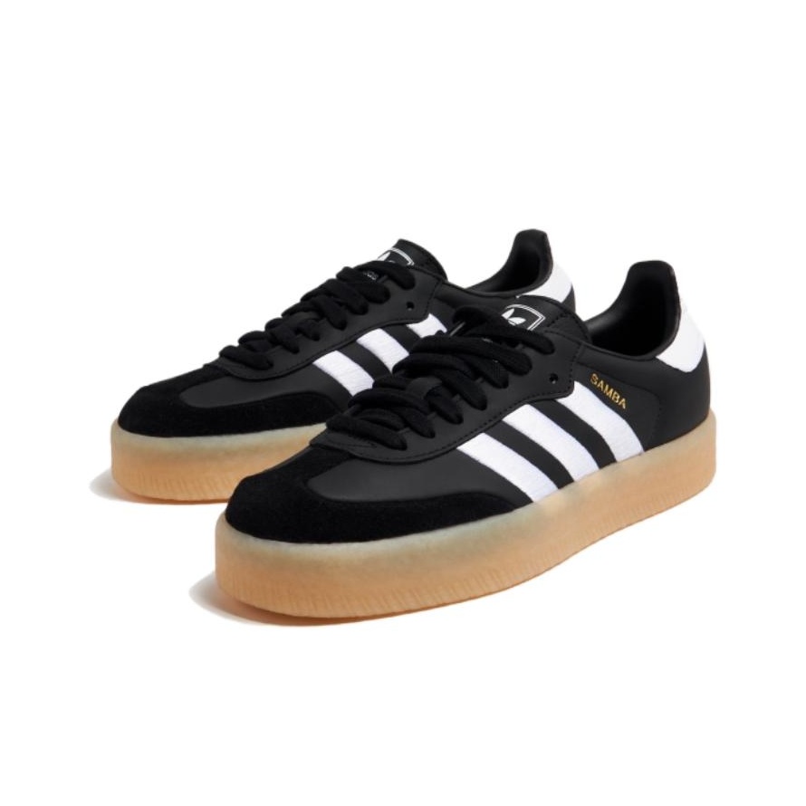 Adidas Originals Sambae Black White Gum Women's US W 8 - POIZON